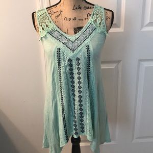 Women’s Miami Lace Tank Top, Size S